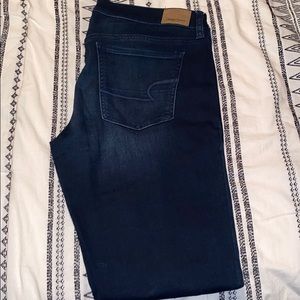 AE Super Low Jegging Dark Wash 👖